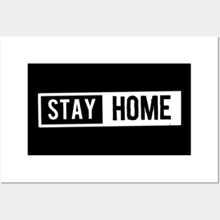 Stay home Posters and Art